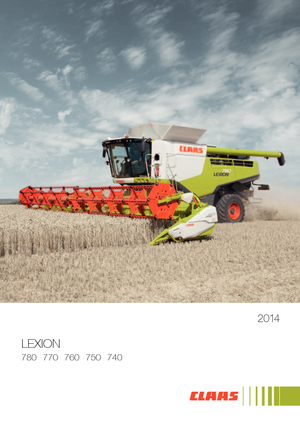 कंबाइन हार्वेस्टर Claas Lexion 740