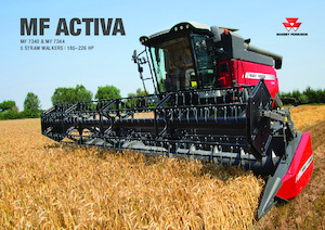 कंबाइन हार्वेस्टर Massey Ferguson MF Activa 7344 