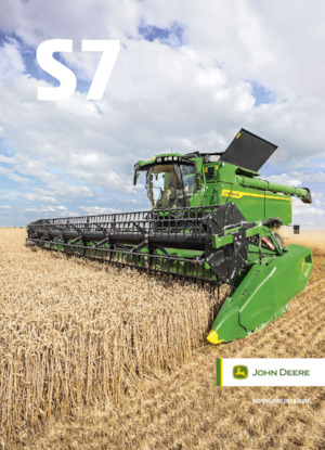 कंबाइन हार्वेस्टर John Deere S7 800 HM   