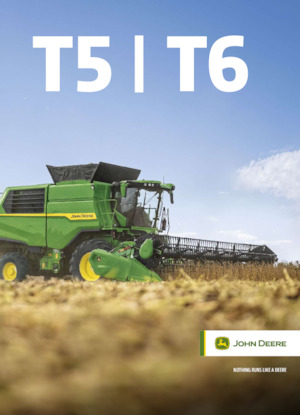 कंबाइन हार्वेस्टर John Deere T6 700  