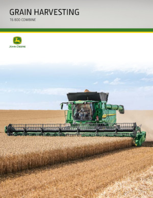 कंबाइन हार्वेस्टर John Deere T6 800