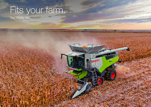 कंबाइन हार्वेस्टर Claas Trion 740