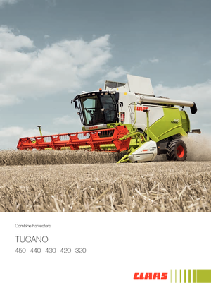 कंबाइन हार्वेस्टर Claas Tucano 450