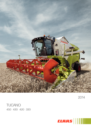 कंबाइन हार्वेस्टर Claas Tucano 420