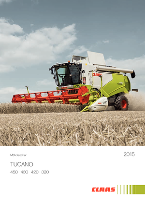 कंबाइन हार्वेस्टर Claas Tucano 450