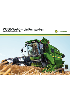 कंबाइन हार्वेस्टर John Deere W 330 PTC