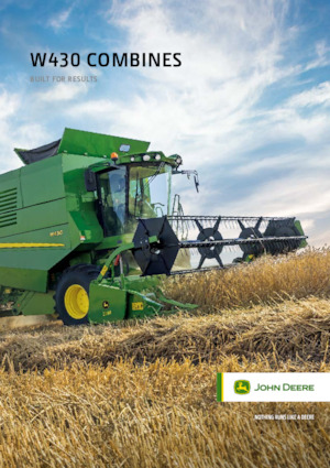 कंबाइन हार्वेस्टर John Deere W430