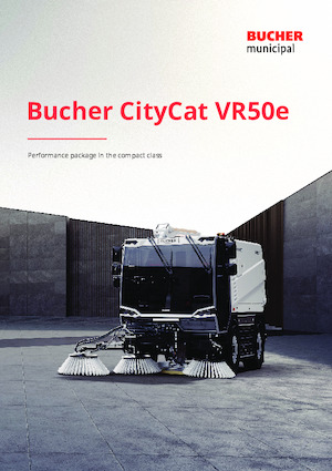 कॉम्पैक्ट स्वीपर Bucher-Schörling CityCat VR50e
