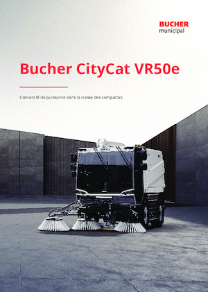 कॉम्पैक्ट स्वीपर Bucher-Schörling CityCat VR50e