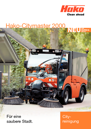 कॉम्पैक्ट स्वीपर Hako Citymaster 2000 E5 2B