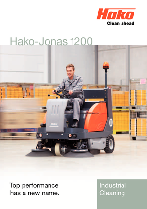 कॉम्पैक्ट स्वीपर Hako Jonas 1200 E