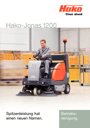 कॉम्पैक्ट स्वीपर Hako Jonas 1200 E