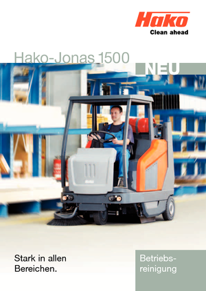 कॉम्पैक्ट स्वीपर Hako Jonas 1500 V