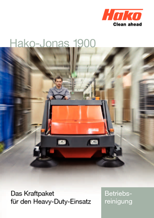 कॉम्पैक्ट स्वीपर Hako Jonas 1900 V
