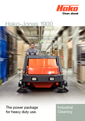 कॉम्पैक्ट स्वीपर Hako Jonas 1900 V