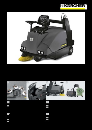 कॉम्पैक्ट स्वीपर Kärcher KMR 1250 BAT Pack