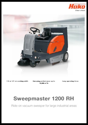 कॉम्पैक्ट स्वीपर Hako Sweepmaster P 1200 RH