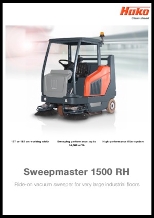 कॉम्पैक्ट स्वीपर Hako Sweepmaster P 1500 RH