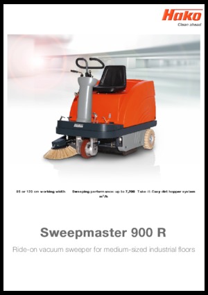 कॉम्पैक्ट स्वीपर Hako Sweepmaster P 900 R