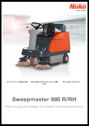 कॉम्पैक्ट स्वीपर Hako Sweepmaster P 980 R