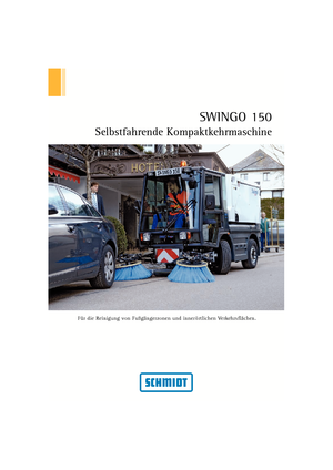 कॉम्पैक्ट स्वीपर Schmidt Swingo 150