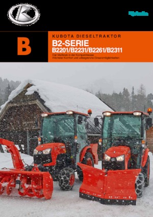 कॉम्पैक्ट यूटिलिटी ट्रैक्टर Kubota B2261 HDBC