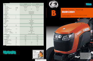 कॉम्पैक्ट यूटिलिटी ट्रैक्टर Kubota B2601HD
