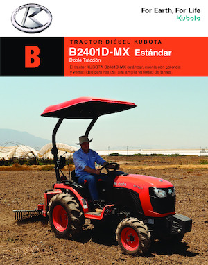 कॉम्पैक्ट यूटिलिटी ट्रैक्टर Kubota B2401D-MX