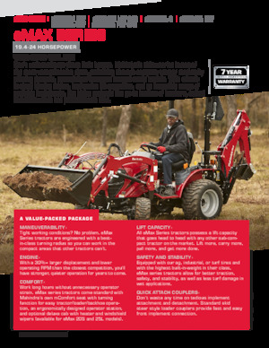 कॉम्पैक्ट यूटिलिटी ट्रैक्टर Mahindra eMax 20S