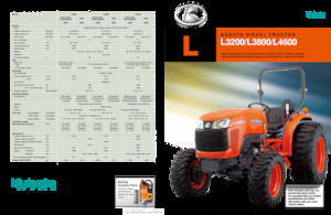 कॉम्पैक्ट यूटिलिटी ट्रैक्टर Kubota L3800HST