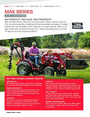 कॉम्पैक्ट यूटिलिटी ट्रैक्टर Mahindra Max 26XLT SHUTTLE