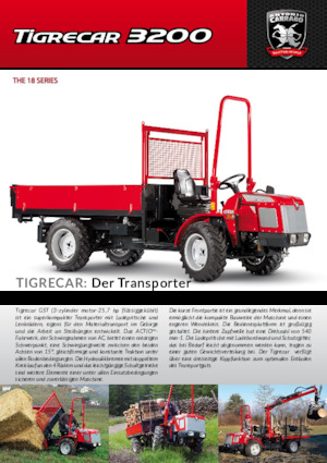 कॉम्पैक्ट यूटिलिटी ट्रैक्टर Carraro Tigrecar 3200 GST