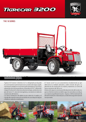 कॉम्पैक्ट यूटिलिटी ट्रैक्टर Carraro Tigrecar 3200 GST
