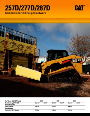 स्किड स्टीयर लोडर Caterpillar 287D