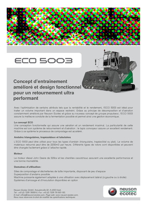 कंपोस्ट टर्नर Neuson-Ecotec ECO 5003