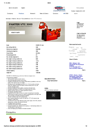 कंपोस्ट टर्नर Seko Panter VTC 3000