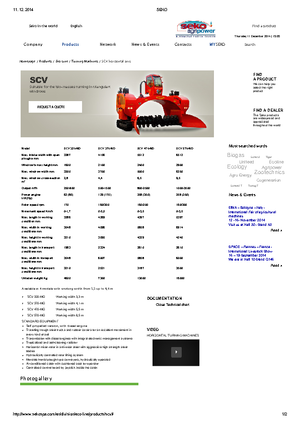 कंपोस्ट टर्नर Seko SCV 320 MD