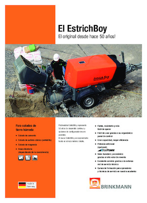 कंप्रेस्ड एयर कन्वेयर Brinkmann Estrich Boy EC 350 BS 