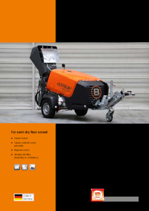 कंप्रेस्ड एयर कन्वेयर Brinkmann EstrichBoy EC 450 B Flex Drive 