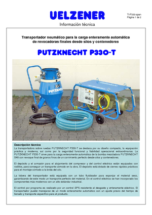 कंप्रेस्ड एयर कन्वेयर Uelzener P 330 T 140
