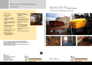 कंप्रेस्ड एयर कन्वेयर Putzmeister M 740 DBS