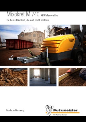 कंप्रेस्ड एयर कन्वेयर Putzmeister M 740 DBS