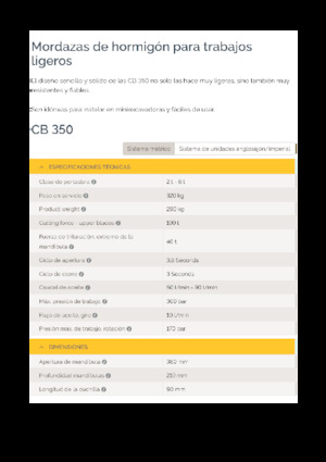 कंक्रीट क्रेशर Epiroc CB 350