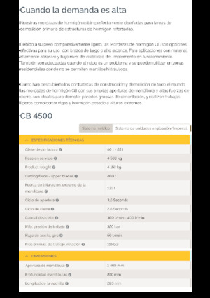 कंक्रीट क्रेशर Epiroc CB 4500