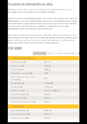 कंक्रीट क्रेशर Epiroc CB 5500