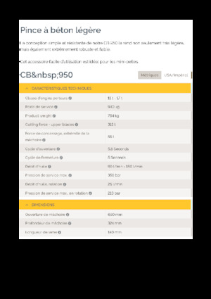 कंक्रीट क्रेशर Epiroc CB 950