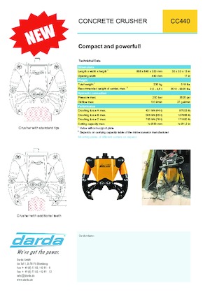 कंक्रीट क्रेशर Darda CC440
