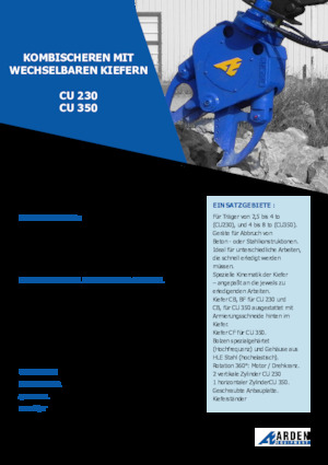 कंक्रीट क्रेशर Arden CU350