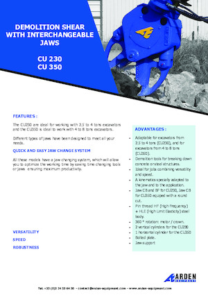 कंक्रीट क्रेशर Arden CU350