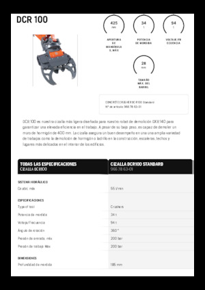 कंक्रीट क्रेशर Husqvarna DCR 100
